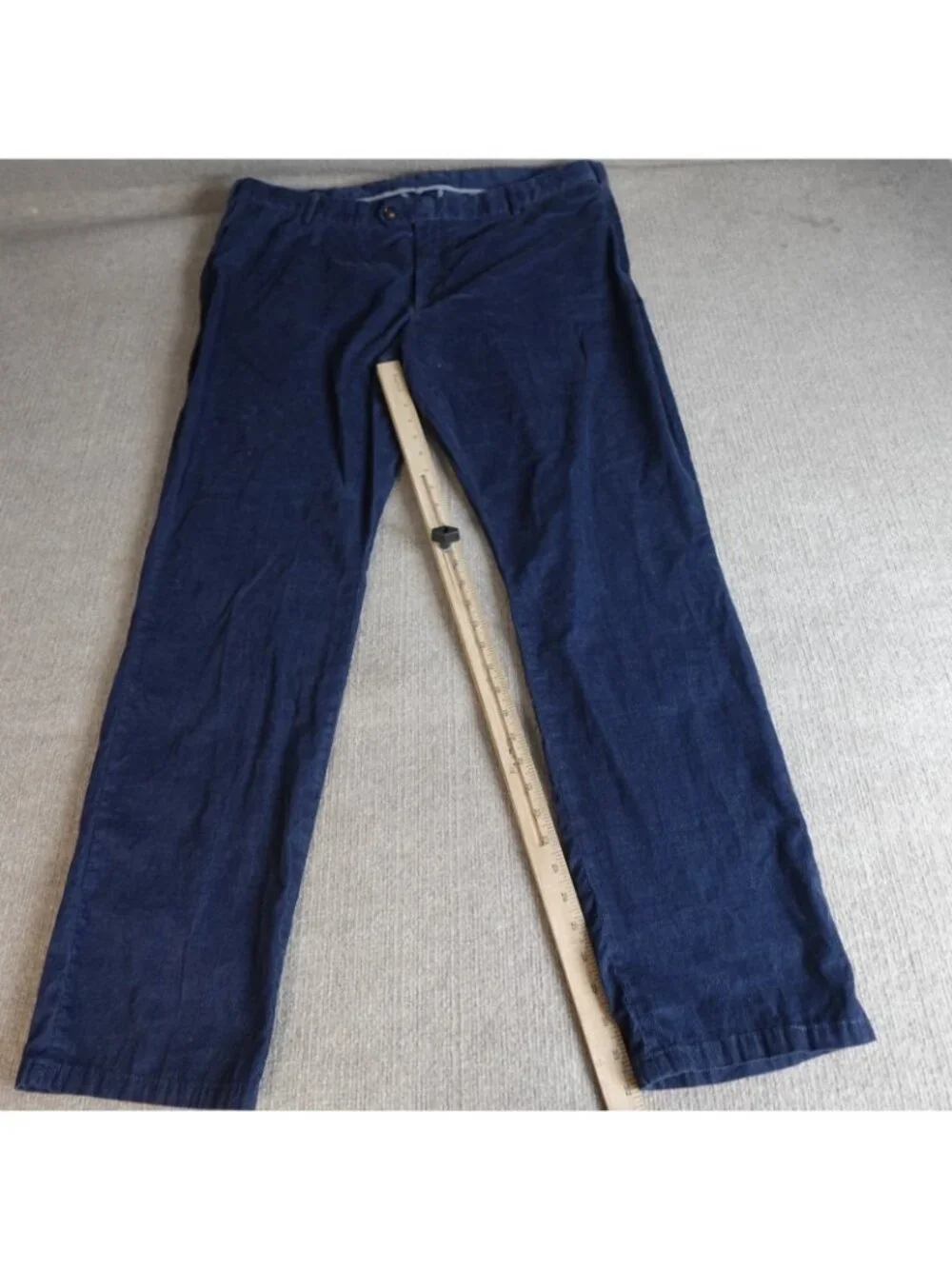 Peter Millar Pants 44 x 32 Blue Corduroy Colt Tailored Fit MF24XB73
